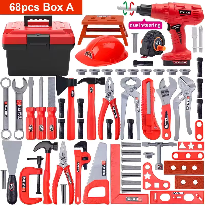 Mega Kids Builder Tool Kit – 68 PCS